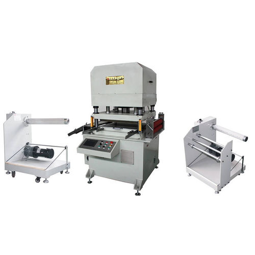 Станок для резки роликов - DP-650J - Kunshan Dapeng Precision Machinery Co., Ltd. - с полым пробойником / для меди / для этикеток