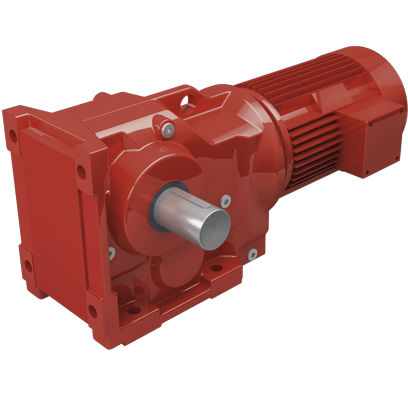 Редуктор с конической передачей - EWK series - Shanghai Eastwell Gear Reducer Co., Ltd. - с винтовой зубчатой передачей / коаксиальный / со сплошным валом