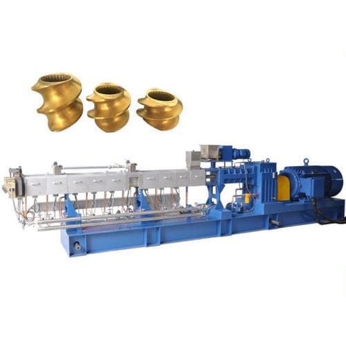 Двухвинтовый экструдер с совместным вращением - TSH-75B  - Nanjing Haisi Extrusion Equipment Co., Ltd. - двухвинтовый параллельный / для PP / для PE