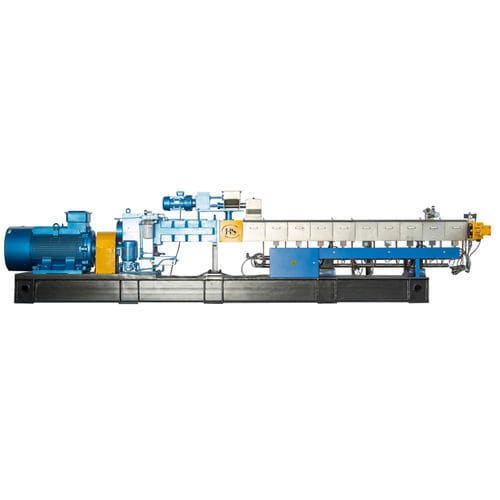 Экструдер для каучука - TSH-75B - Nanjing Haisi Extrusion Equipment Co., Ltd. - для TPE / двухвинтовой / компактный