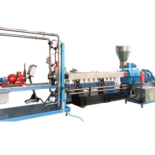Экструдер для гранулирования - TS series - Nanjing Haisi Extrusion Equipment Co., Ltd. - для EVA / двухвинтовой / с подводной грануляцией