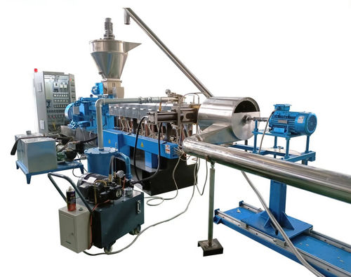Двухвинтовой экструдер - TSE-40 - Nanjing Haisi Extrusion Equipment Co., Ltd. - для гранулирования / для биоразлагаемых термопластмасс