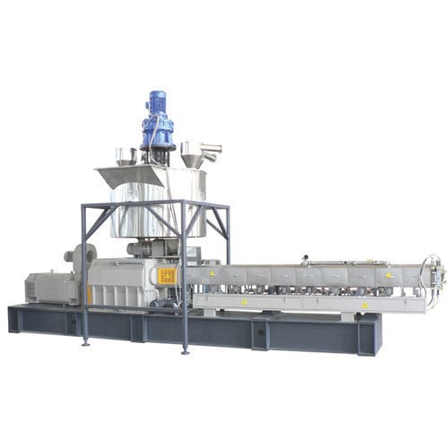 Экструдер для утилизации - TSE-95 - Nanjing Haisi Extrusion Equipment Co., Ltd. - для ПЭТФ / для ТПУ / двухвинтовой
