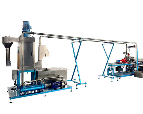 Экструзионная линия для гранулирования - TSE - Nanjing Haisi Extrusion Equipment Co., Ltd. - для ПВХ