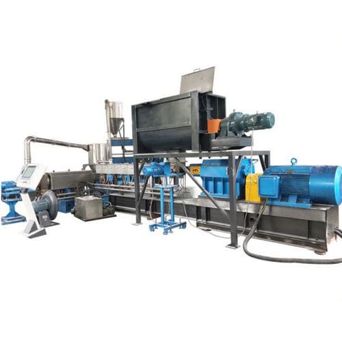 Экструдер для компаундирования - SP series - Nanjing Haisi Extrusion Equipment Co., Ltd. - для ПВХ / двухвинтовой / для кабеля