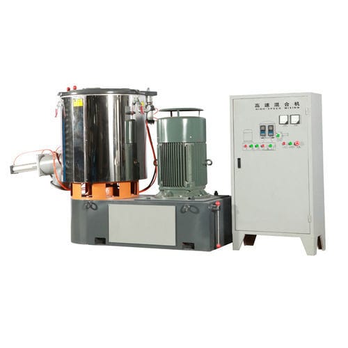 Динамическая мешалка - SHR series - Nanjing Haisi Extrusion Equipment Co., Ltd. - вертикальная / импульсного действия / для твердых веществ