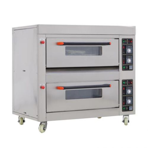 Печь для пищевой промышленности с подом - HLY-204BS - Guangzhou Hongling Electric Heating Equipment - с несколькими уровнями / для хлеба / для обогрева