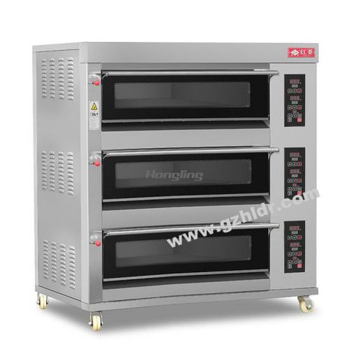 Печь для пищевой промышленности с подом - XYF-3KAL-NM - Guangzhou Hongling Electric Heating Equipment - с несколькими уровнями / для хлеба / для обогрева