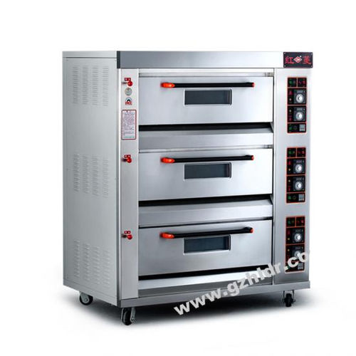 Печь для пищевой промышленности с подом - HLY-306 - Guangzhou Hongling Electric Heating Equipment - с несколькими уровнями / для хлеба / для обогрева