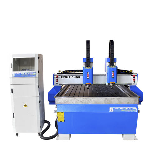 Станок для обрезки профилей ЧПУ - Lz-1325-2H - Guangzhou Dragon Diamond Technology Co., Ltd. - 3 оси / с двумя головками / для металла