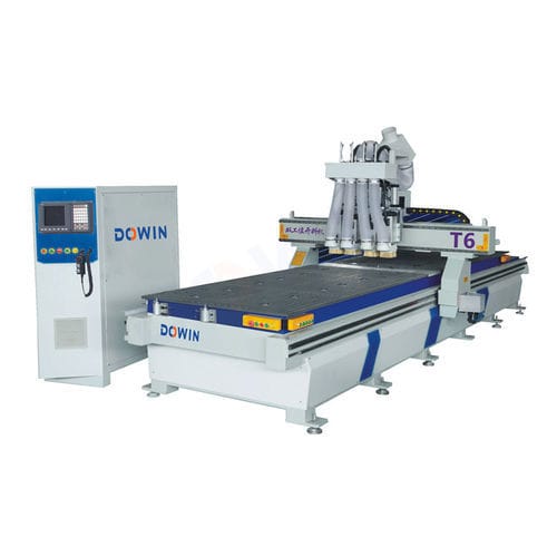 Станок для обрезки профилей ЧПУ - T6 - Dowin Technology Co., Ltd. - с 4 головками / для пластин / для мебели