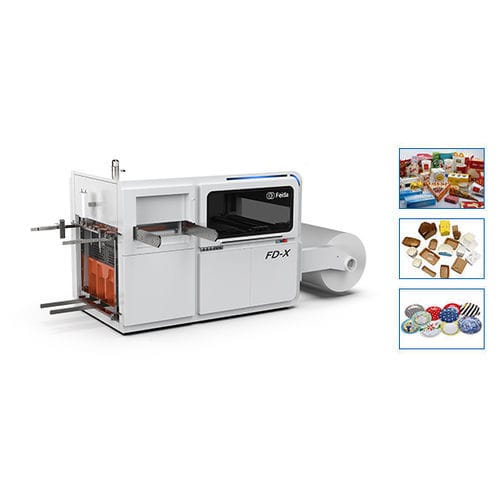 Роликовый станок для резки - 970x550(640) - Zhejiang Feida Machinery Co., Ltd. - с полым пробойником / для бумаги / для упаковки