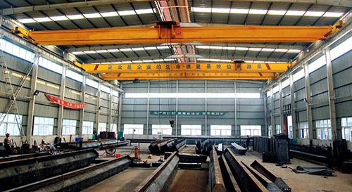 Мостовой кран с потерянной высотой - Henan Kuangshan Crane Co., Ltd. - однобалочный / стальной профиль / с легкой подъемной системой