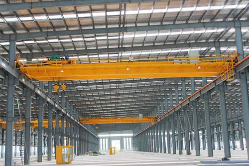 Двухбалочный мостовой кран - Henan Kuangshan Crane Co., Ltd. - с легкой подъемной системой / для складов / легкий