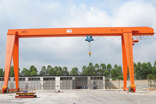 Козловой кран на рейке - MH - Henan Kuangshan Crane Co., Ltd. - для цеха / для складов / однобалочный
