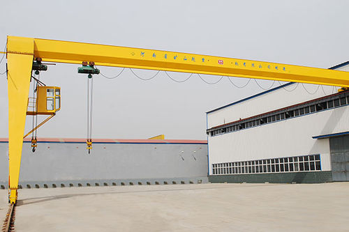 Полукозловой кран на рейке - Henan Kuangshan Crane Co., Ltd. - для цеха / однобалочный