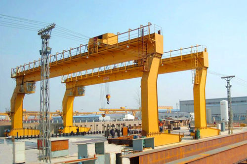 Козловой кран на рейке - Henan Kuangshan Crane Co., Ltd. - для цеха / для складов / однобалочный