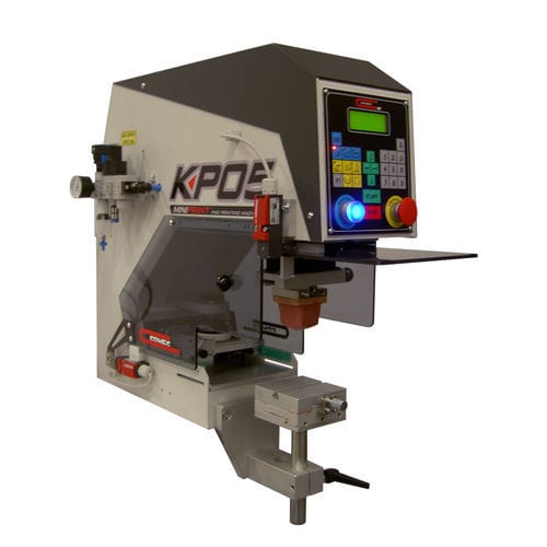 Машина для тампопечати с герметичной чернильницей - MINIPRINT KP05 1C - COMEC ITALIA - монохромная / для текстильной промышленности / электропневматическая