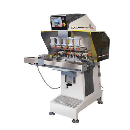 Машина для тампопечати с герметичной чернильницей - INKPRINT KP08 5C T.I - COMEC ITALIA - автоматическая / 5-цветная / для косметической промышленности