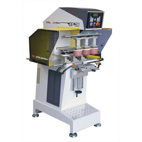 Машина для тампопечати с герметичной чернильницей - INKPRINT KP08 3C RRR - COMEC ITALIA - автоматическая / 3-цветная / электропневматическая