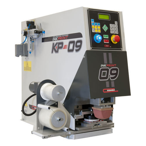 Машина для тампопечати с герметичной чернильницей - INKPRINT KP09 1C - COMEC ITALIA - автоматическая / монохромная / электропневматическая