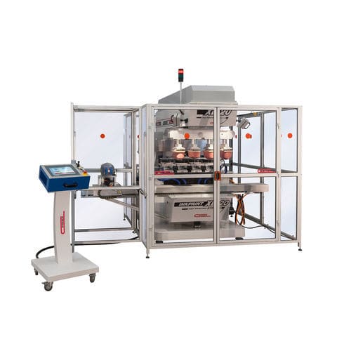 Машина для тампопечати с герметичной чернильницей - INKPRINT XE20 4C - COMEC ITALIA - 4-цветная / с сенсорным экраном / с электронным управлением