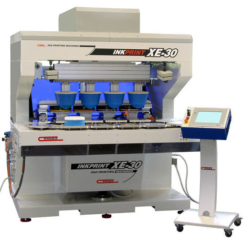 Машина для тампопечати с герметичной чернильницей - INKPRINT XE30 4C T.I. - COMEC ITALIA - автоматическая / 4-цветная / электропневматическая