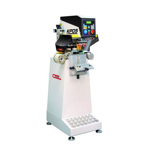 Машина для тампопечати с герметичной чернильницей - MINIPRINT KP05 2C RR - COMEC ITALIA - 2-цветная / для текстильной промышленности / электропневматическая