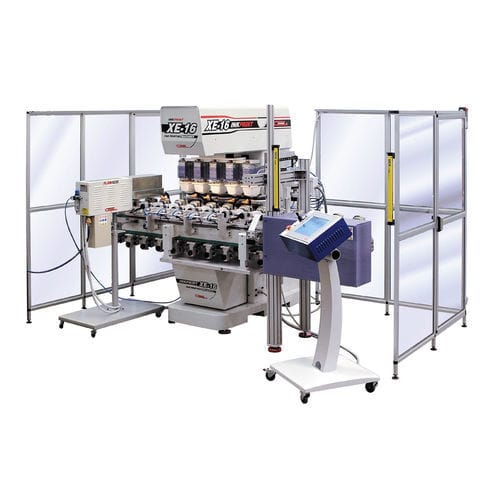 Машина для тампопечати с герметичной чернильницей - INKPRINT XE-16 - COMEC ITALIA - автоматическая / 5-цветная / для косметической промышленности