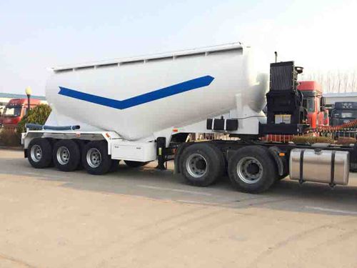 Полуприцеп цистерна - Shandong Liangshan Huayu Group Auto Manufactory Co., Ltd. - для цемента / трехосный / двухосный