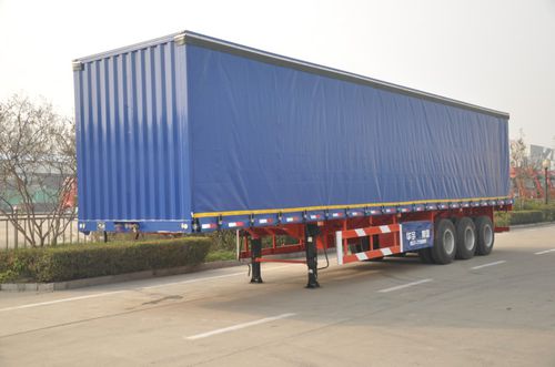 Полуприцеп контейнеровоз - Shandong Liangshan Huayu Group Auto Manufactory Co., Ltd. - трехосный / двухосный / буксируемый