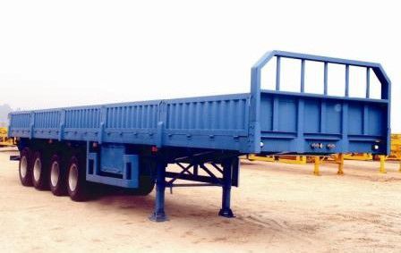 Полуприцеп контейнеровоз - Shandong Liangshan Huayu Group Auto Manufactory Co., Ltd. - для товаров / четырехосный / буксируемый