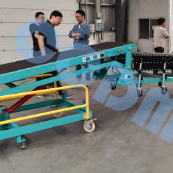 Ленточный конвейер - HuZhou CCDM Logistics Company - транспортный / для разгрузочно-погрузочных работ / для загрузки