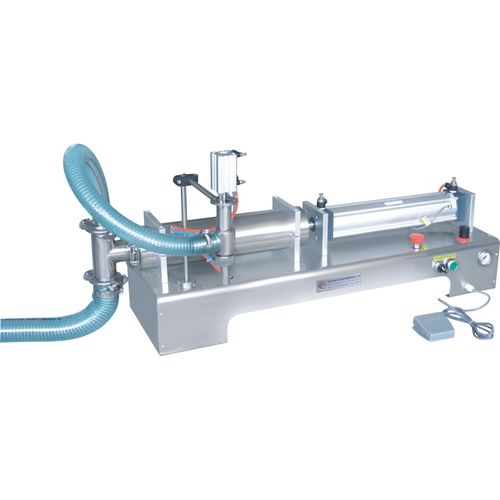 Полуавтоматическая наполнительная машина - G1WGDB - Zhejiang Haizhou Packing Machine Co., Ltd. - с педалью / для бутылок / для жидкостей