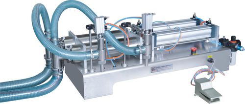 Полуавтоматическая наполнительная машина - G2WYF100-5000  - Zhejiang Haizhou Packing Machine Co., Ltd. - для бутылок / для жидкости / для пищевой промышленности