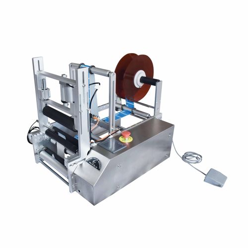 Полуавтоматическая этикетировочная машина - Zhejiang Haizhou Packing Machine Co., Ltd. - для бутылок / двусторонняя