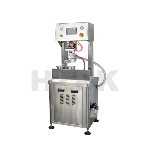 Вакуумное устройство закупорки бутылок - GJV-20 - Zhejiang Haizhou Packing Machine Co., Ltd. - автоматическое / для резервуаров из стекла / для стеклянных бутылок
