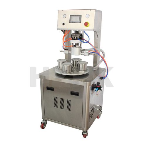 Вакуумное устройство закупорки бутылок - GJV-40 - Zhejiang Haizhou Packing Machine Co., Ltd. - автоматическое / для стеклянных бутылок / для сельского хозяйства и пищевой промышленности