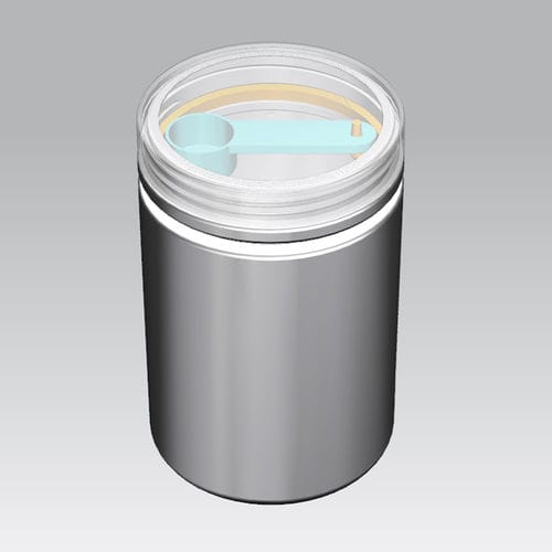 Баллон для фармацевтической промышленности - RC003  - Shanghai Gensyu Packaging Co., Ltd. - для протеинового порошка / для хранения / хромированный