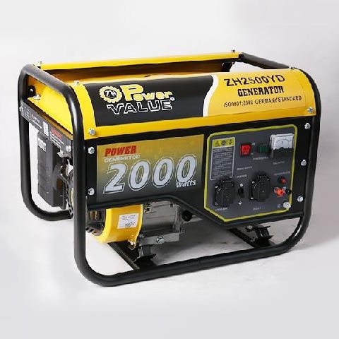 Генераторная установка с бензиновым двигателем - ZH2500YD - Taizhou Genour Power Machinery Co., Ltd. - монофазовая / переносная / 50 Гц