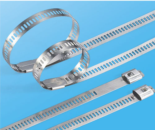 Кабельная стяжка из нержавеющей стали - YF-7x150 - Yueqing Yingfa Cable Accessories Co., Ltd. - с пластинкой