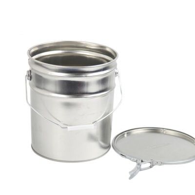 Ведро из металла - Suzhou Fansheng Plastic Manufacture Co., Ltd. - круглое / с крышкой / качества продуктов питания