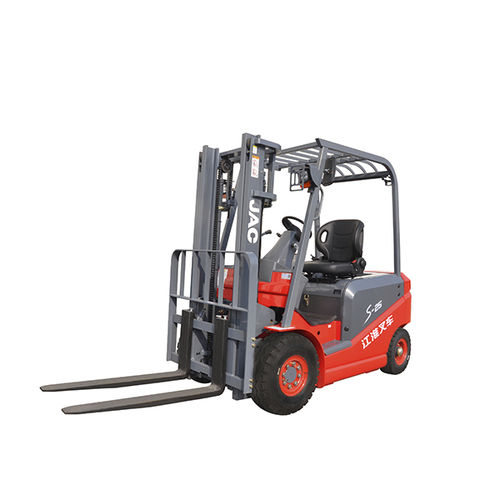 Электрический вилочный погрузчик - S series - JAC Heavy-duty Construction Machine - с местом для сидения водителя / для загрузки
