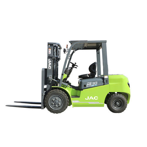 Электрический вилочный погрузчик - HE 3 Series - JAC Heavy-duty Construction Machine - с местом для сидения водителя / с противовесом / водонепроницаемый