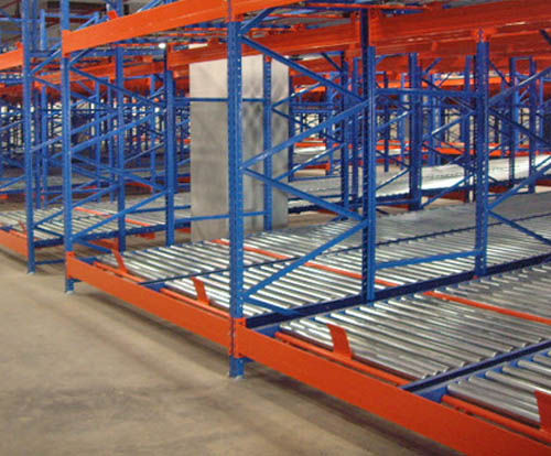 Стеллаж склад для хранения - Guangdong Sunli Intelligent Logistics Equipment Co., Ltd. - с полкой / гравитационный