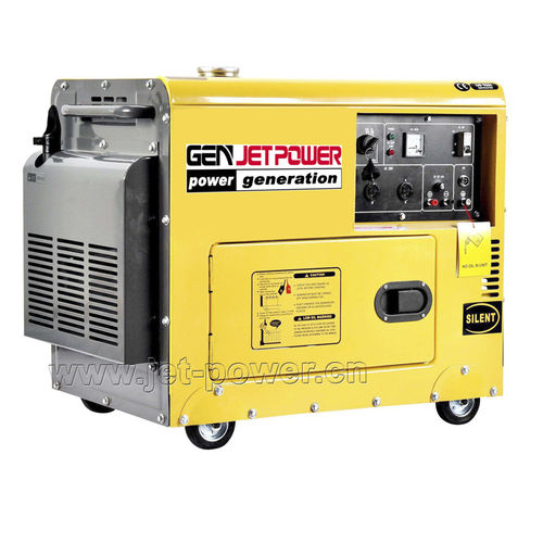 Дизельная генераторная установка - JDE series - Fuzhou Jet Electric Machinery Co., Ltd. - монофазовая / на колесиках / 50 Гц