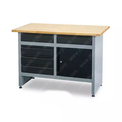 Верстак из дерева - CGS-WB12051 - CHANGZHOU CITY HONGFEI METALWORK CORPORATION - для гаража / с 5 выдвижными ящиками / модульный