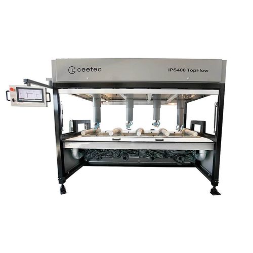Закрытая окрасочная кабина - IPS400 TopFlow - Ceetec A/S - для деревообрабатывающей промышленности / автоматическая