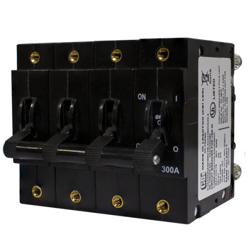Магнитно-гидравлический выключатель - D2P series - CBI-electric: low voltage - постоянный ток / 4 полюса / сильного тока
