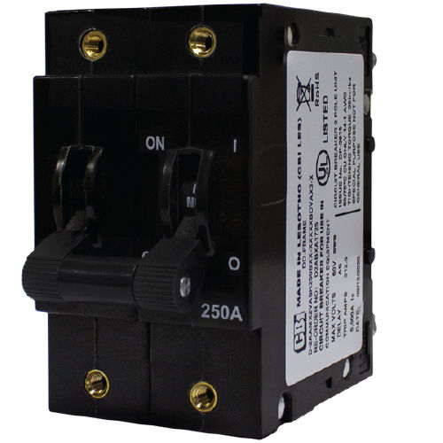 Термический выключатель - D2R series - CBI-electric: low voltage - постоянный ток / 2 полюса / сильного тока